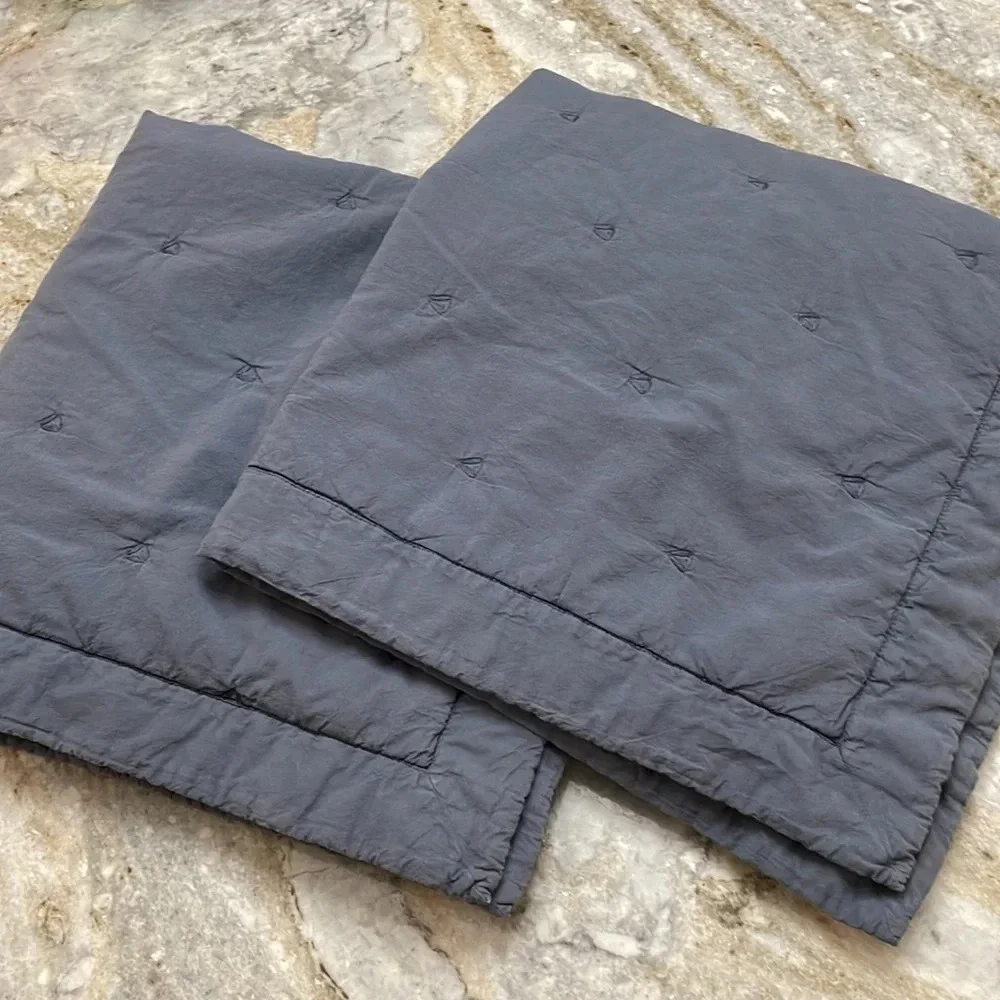 Pottery Barn Set of 2 Cotton Euro Shams